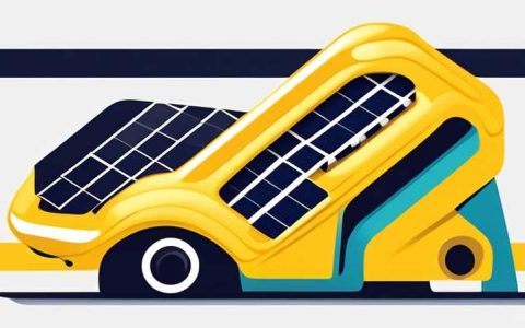 How many volts does the solar panel of the yellow car have