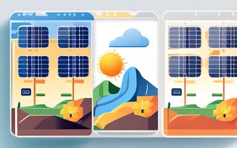 What are the large solar power stations?