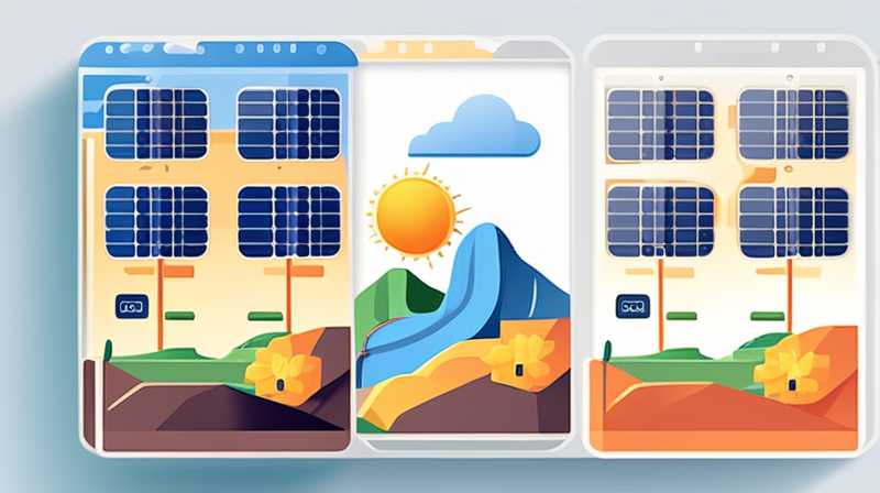 What are the large solar power stations?