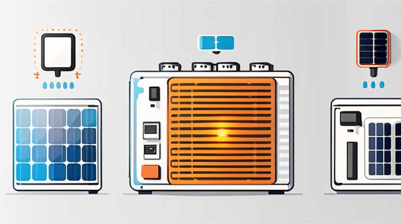 How to connect a solar converter