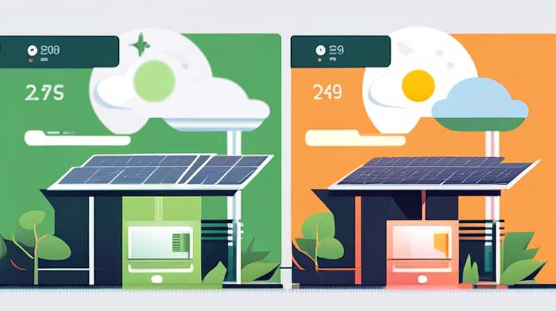 How does solar energy adjust temperature?