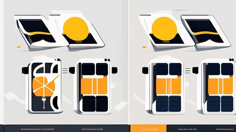 How to store energy in a solar foldable bag