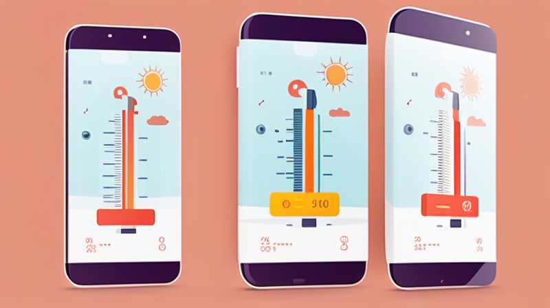 How much does a solar temperature measuring stick cost?