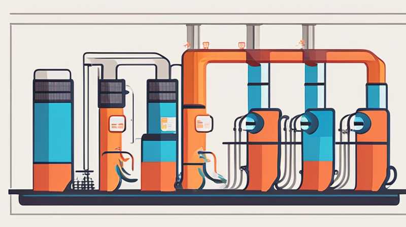 How many meters of pipes are needed for the 6th floor of solar power