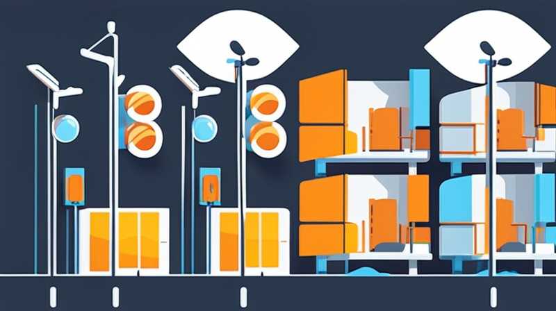 How do solar street light panels generate electricity?