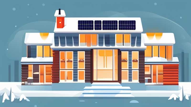 What to do with solar heating in winter