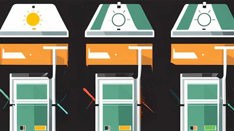 How to install photovoltaic switch on solar lamp