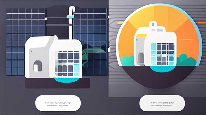 How many liters of solar energy does a typical household use?