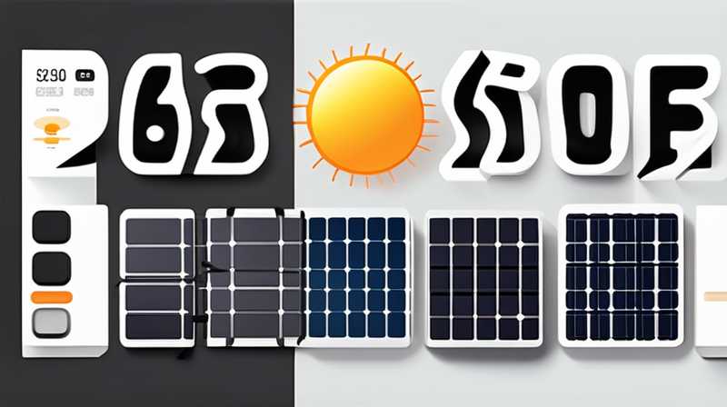 How much does a high-watt solar panel cost?