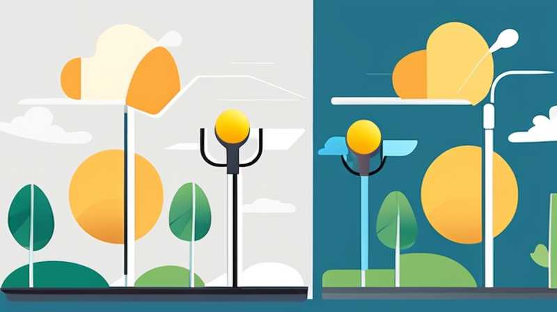 How to use solar street lights in summer