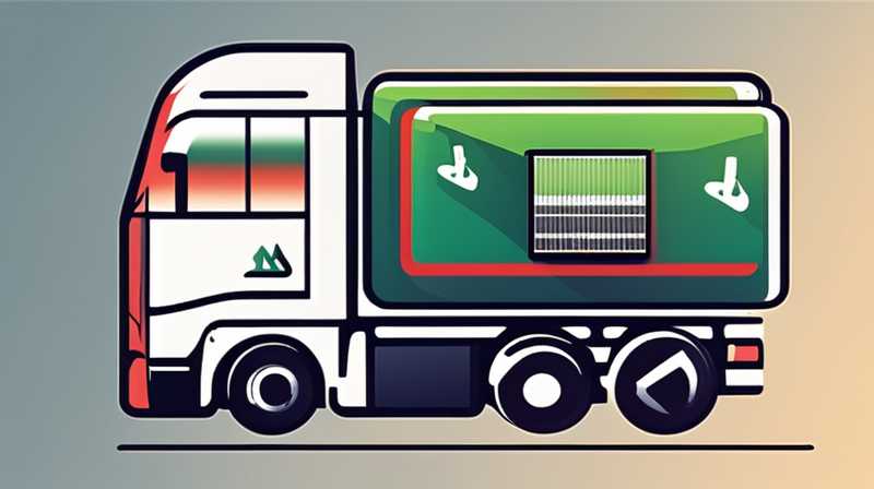 How many volts does the truck battery generate solar power