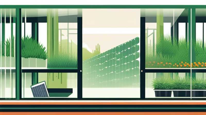 What grass can be planted in solar greenhouses