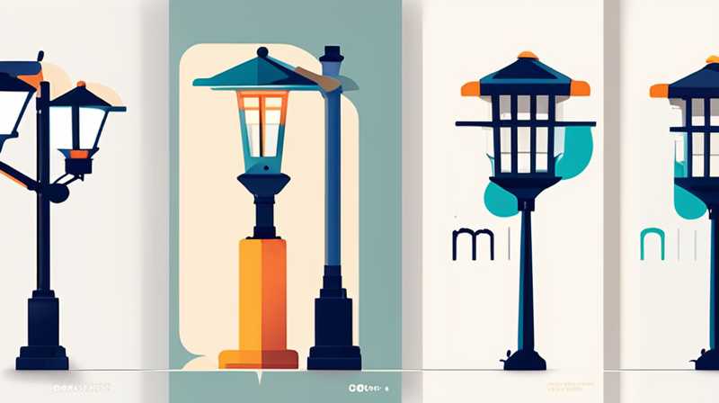 How to match the double lamp heads of solar street lights