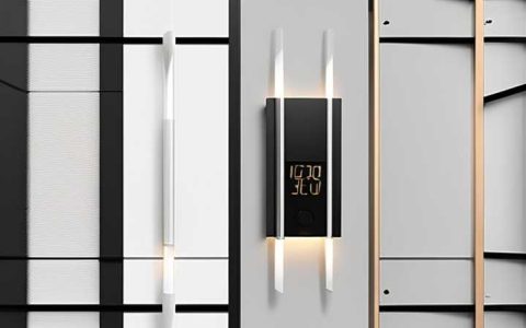 How many watts is the brightness of the solar wall light?