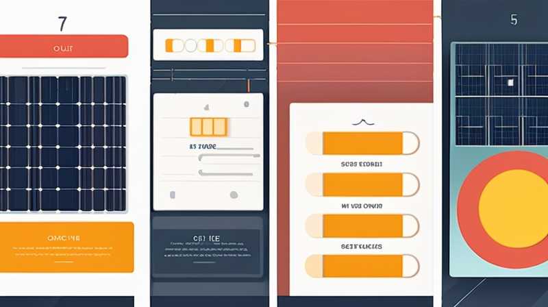 What does a five-grid solar cell look like?