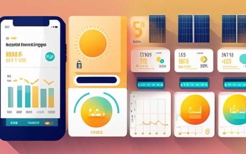 How can I tell if solar energy monitoring is used?