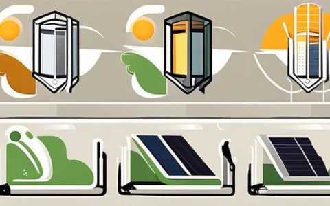 How to install three-sided solar light