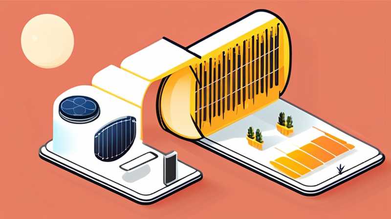 How to connect solar energy with a large barrel