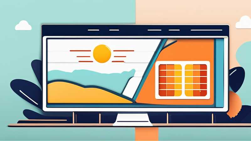 How to deal with solar display EE