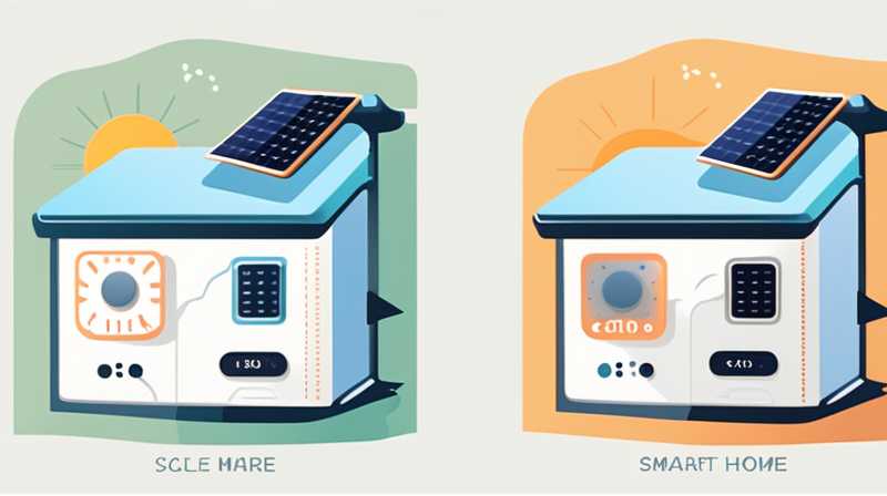 How to use solar smart home scale