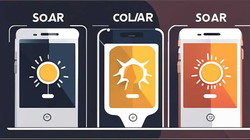 How to use solar smart control