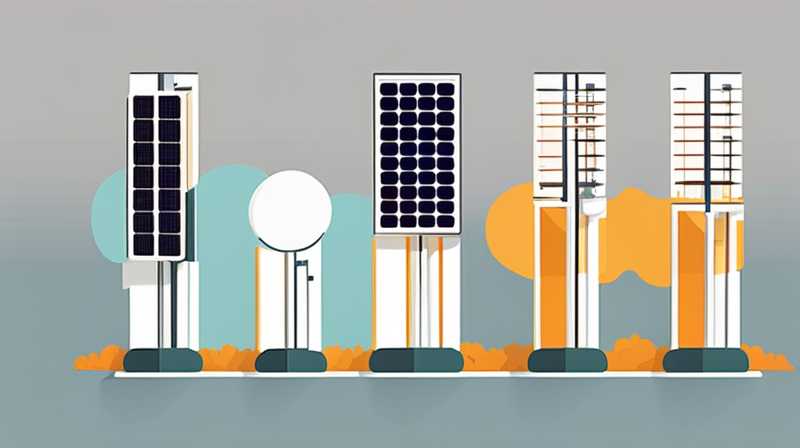 How to install solar lights on poles