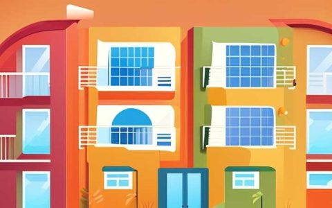 How many floors of a house use solar energy?