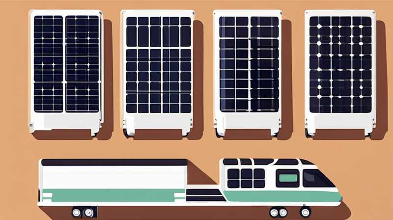 How many solar panels are suitable for RVs?