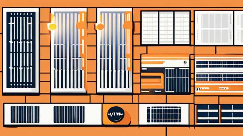 How to check the V and W of solar panels