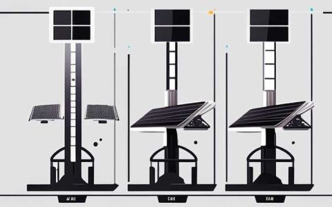 How to calculate the height of solar poles