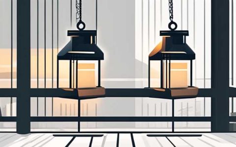 How about solar hanging lights for balcony