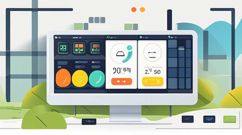 What solar panels can be used for monitoring?