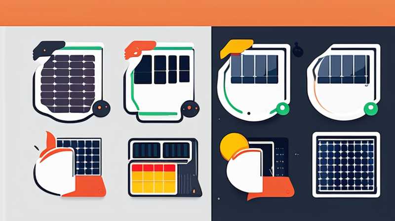 What does solar panel b mean?