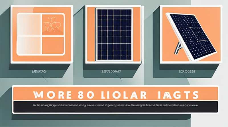 How much does an 80 watt solar light cost?