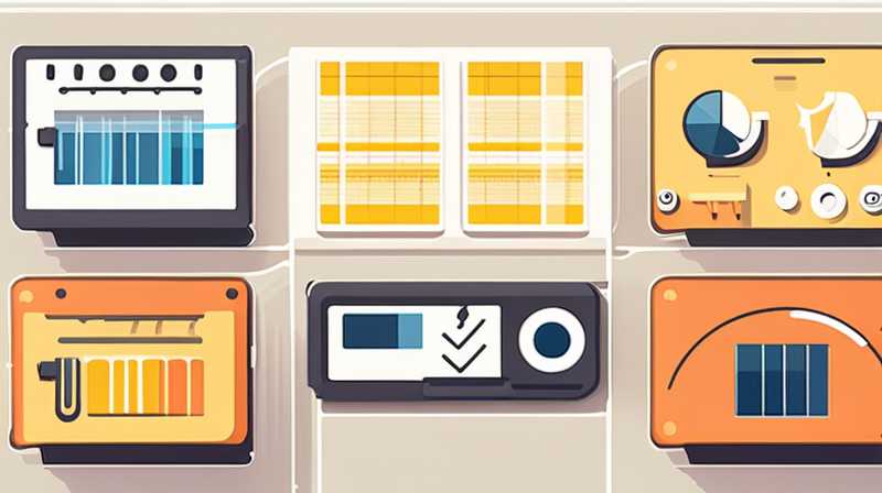 How to connect the solar energy measuring and controlling instrument line