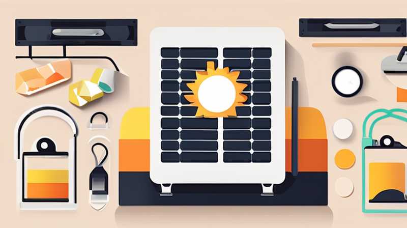 How to disassemble a solar lamp made of mud