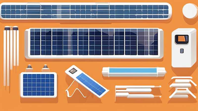 How many tubes does solar energy usually require?