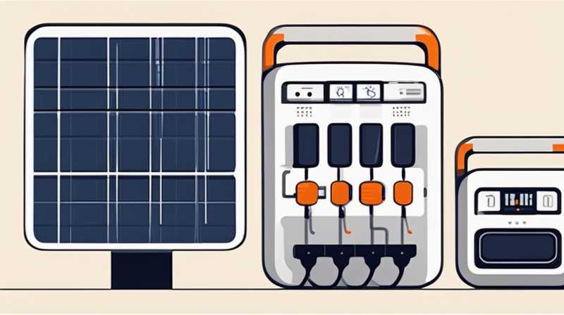 How many watts is 6A solar power generation