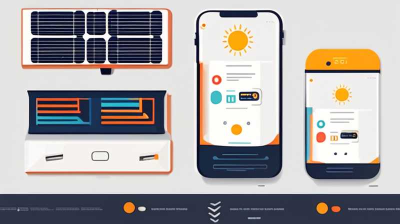 How to discharge solar charging