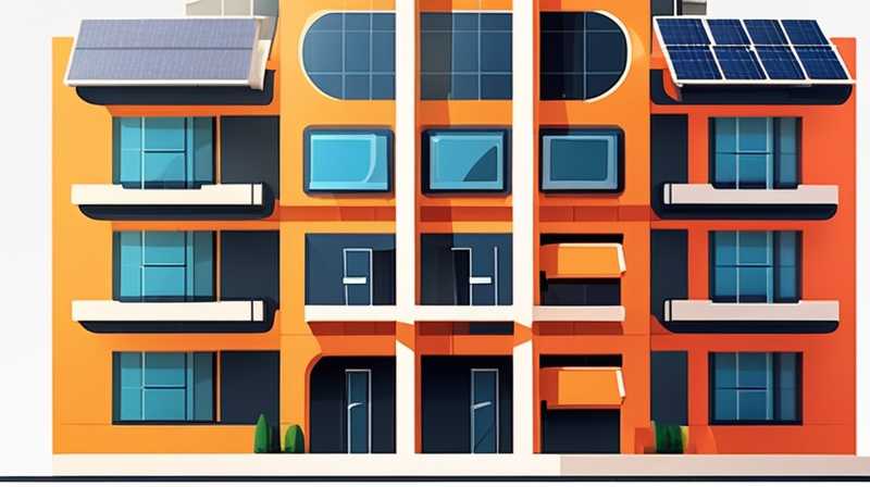 How many floors of residential buildings must be equipped with solar panels?