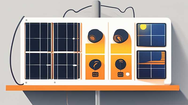 How to discharge electricity on solar panels