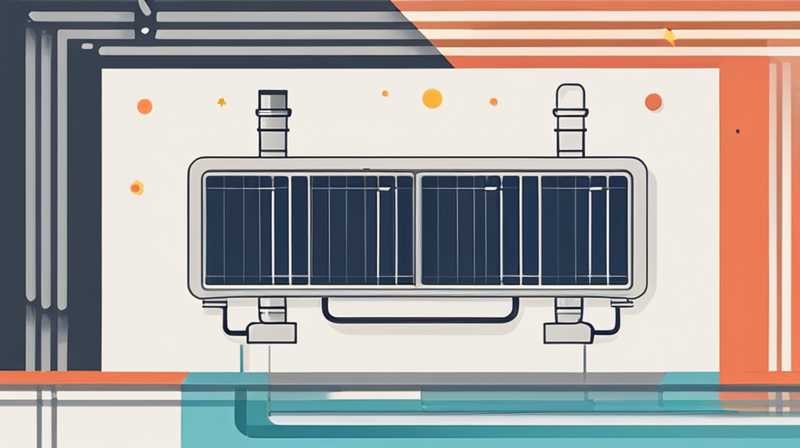 How to add two gas pipes to solar energy