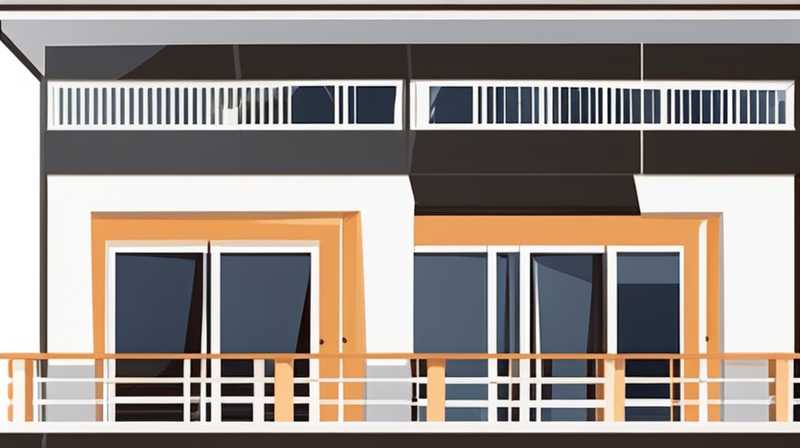 What oil should be added to the balcony solar panel