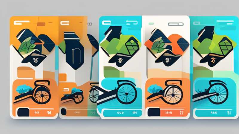 What solar panels are used on hiking bikes?