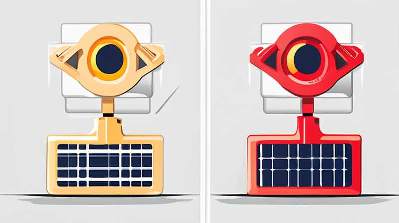 How to disassemble the solar spotlight