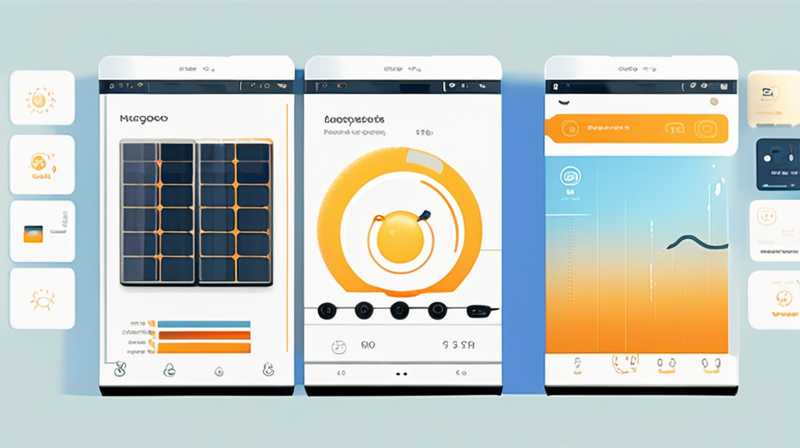 What software APP is used for solar energy monitoring