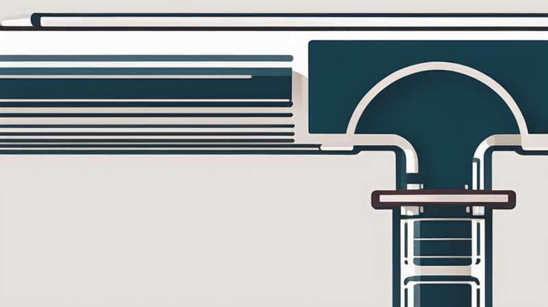 How to connect the solar exhaust pipe to the tee