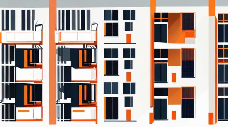 How many watts of solar lights are installed in residential houses