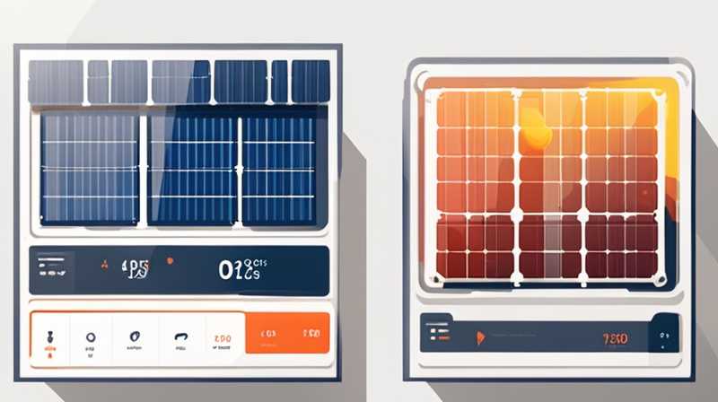 How many V does the solar panel look like?