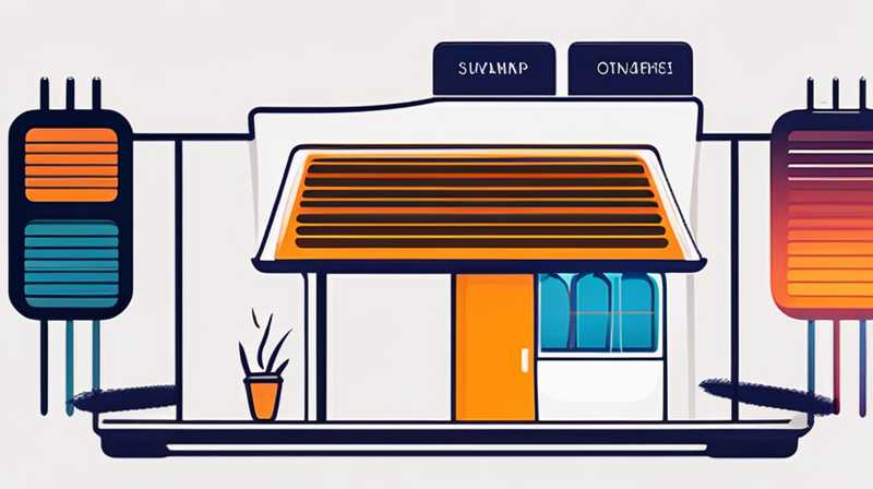 How to connect solar floor heating lamp